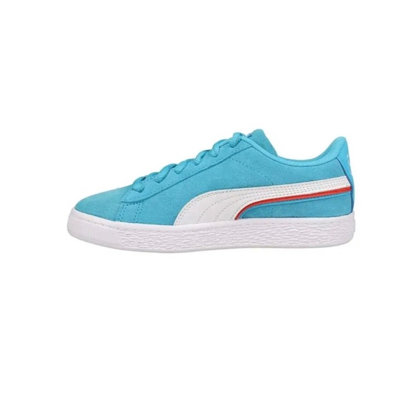PUMA SUEDE TRIPLEX KOOLAID SNEAKERS - BLUE/WHITE SIZE 2.5C (NEW WITH TAGS) - Picture 3 of 4